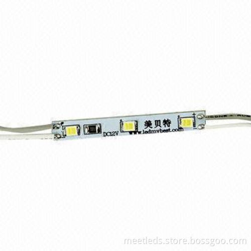 45*6mm Three Single Chip 2835 SMD Resin LED Module for Resin Channel Letter Signage
